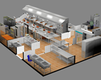 專業(yè)商用廚房設(shè)備廠家教你如何設(shè)計好廚房通道