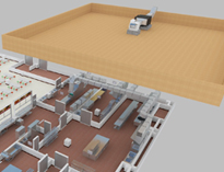 四川大型食堂廚房設(shè)備廠家告訴你商用廚房采用自然補風的危害