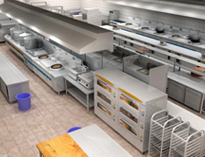 四川商用廚房設(shè)備公司告訴你商用廚房各功能間設(shè)計要點(diǎn)