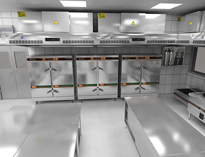 食堂廚房設(shè)備廠家教你確定廚房個工作間位置